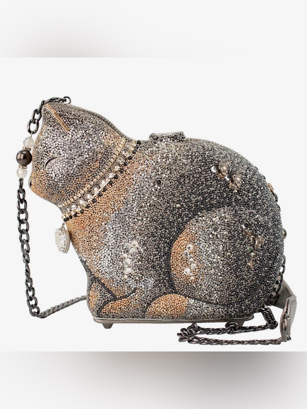 Couture Cat Beaded Feline
Crossbody Bag